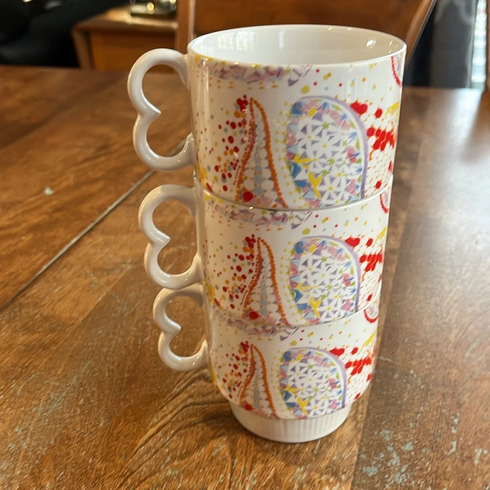 Anthropologie stacking mugs